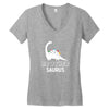 Brother Saurus Women's V-Neck T-Shirt