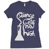 science gets me high Ladies Fitted T-Shirt