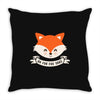 Oh For Fox Sake Throw Pillow