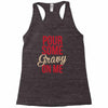 pour some gravy on me Racerback Tank