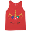 unicorn face Tank Top