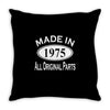 made in 1975 mens 40th birthday Throw Pillow