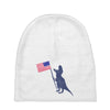 Patriotic T-Rex Baby Beanies