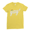 Yay! Ladies Fitted T-Shirt