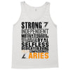 Strong Independent Motivated Aries Tank Top
