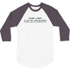funny t shirt dear lord if you can't make me skinny 3/4 Sleeve Shirt