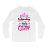 Celebrating With the 4th Birthday Queen Long Sleeve Shirts