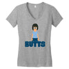 butts Women's V-Neck T-Shirt