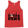 christmas dogs and paws Tank Top