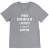 laziness and napping V-Neck Tee
