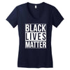 black lives matter Women's V-Neck T-Shirt