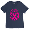end breast cancer   39 warriors V-Neck Tee