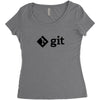 GIT IM FIT Women's Triblend Scoop T-shirt