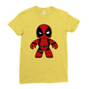 deadpool robot Ladies Fitted T-Shirt