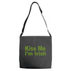 kiss me i'm irish Adjustable Strap Totes