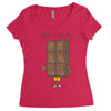 girls love me Women's Triblend Scoop T-shirt