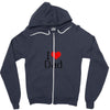 I LOVE DAD Zipper Hoodie