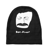 bon iver face Baby Beanies
