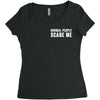 Normal People Scare Me Women's Triblend Scoop T-shirt