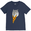 pizza wolf V-Neck Tee