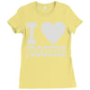i love jogging Ladies Fitted T-Shirt