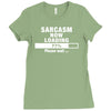 sarcasm now loading Ladies Fitted T-Shirt