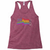 lightsaber rainbow Racerback Tank