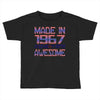 made in 1967 50 years of being awesome Toddler T-shirt