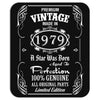 Premium Vintage Made In 1979 Mousepad
