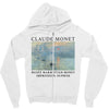 Claude Monet impression Sunrise Zipper Hoodie