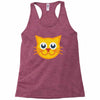 cat yellow Racerback Tank