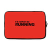 i'd rather be running funny cool run runner marathon sport athlete shi Laptop sleeve
