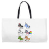 unicorn funny Weekender Totes