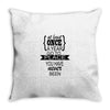 go to a place you have never been Throw Pillow