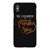 my favorite season is pumpkin spice iPhoneX