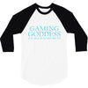 gaming goddess you may bow before me 3/4 Sleeve Shirt