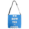 bow ties are cool Adjustable Strap Totes