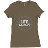 life coach funny inspiration Ladies Fitted T-Shirt