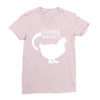 chiken butt Ladies Fitted T-Shirt