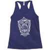 white owl kingdom giant bird Racerback Tank