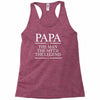 papa man myth legend Racerback Tank