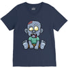 zombie V-Neck Tee