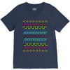 hawaiian pattern V-Neck Tee
