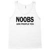 noobs are people too t shirt x large funny nerdy geek cod halo cool ga Tank Top