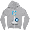 master keyblade Zipper Hoodie