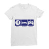 eat,sleep,game Ladies Fitted T-Shirt
