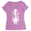 wolverine avengers inspired superhero Women's Triblend Scoop T-shirt