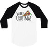 merry crustmas christmas pizza 3/4 Sleeve Shirt