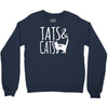 tats and cats Crewneck Sweatshirt