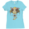 robo music Ladies Fitted T-Shirt